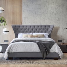 Millie Bedstead Fabric Grey (Multiple Sizes)