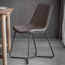 Valencia Dining Chair Faux Leather (Multiple Colours)