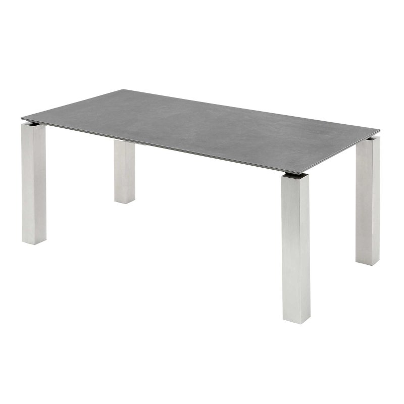 Terenzo 6-8 Person Dining Table Grey Ceramic 