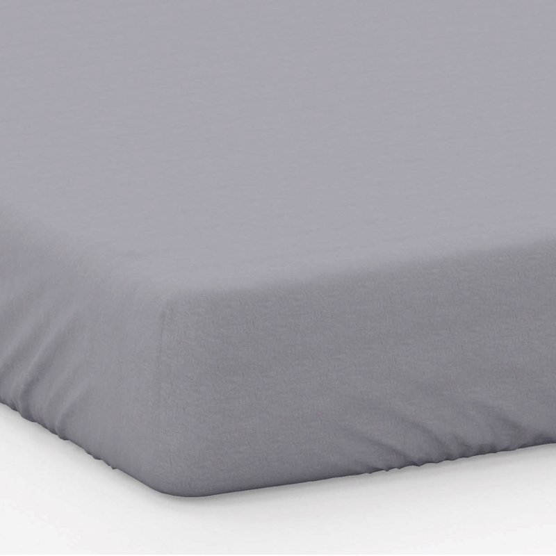 Belledorm 200 Thread Count Double Fitted Sheet (15") Grey