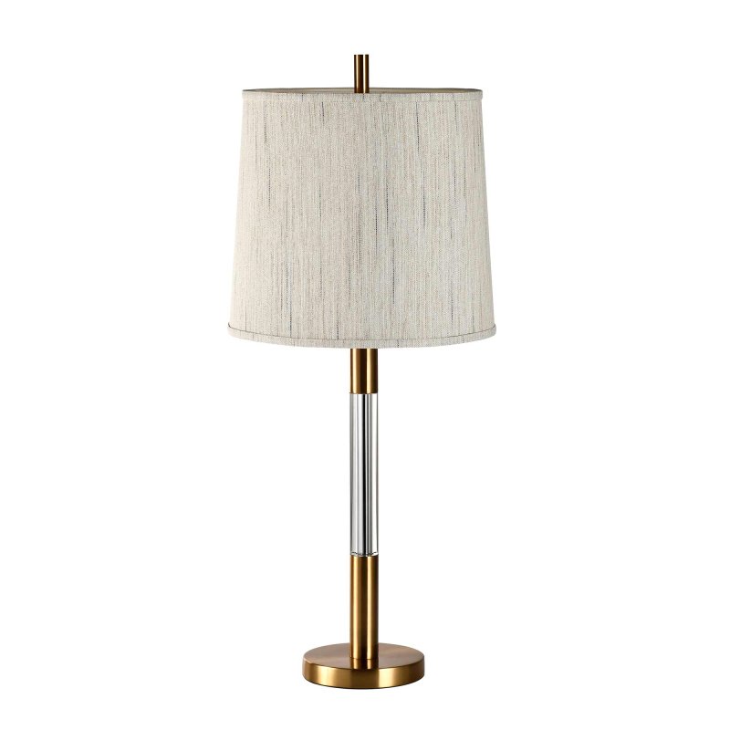 Mindy Brownes Lindos Table Lamp Gold With Beige Shade