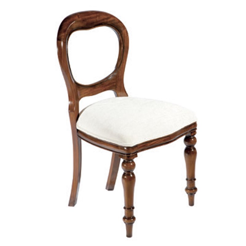Normandie Bedroom Chair With Beige Seat Pad