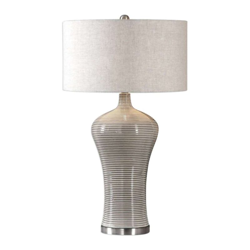 Mindy Brownes Dubrava Table Lamp White Base & Shade