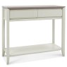 Canneto Console Table With Drawer Grey Washed Oak & Soft Grey