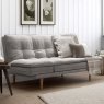 Parkdale 3.5 Seater Sofa Bed Fabric Charcoal Lifestyle