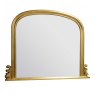 Thornby Rectangular Overmantle Mirror Gold