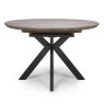 Manhattan 4-6 Person Extending Round Dining Table Grey