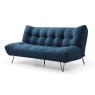 Kruger 3 Seater Sofa Bed Fabric Blue