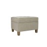 Mindy Brownes Cole Footstool Fabric Taupe