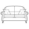 Parker Knoll Oakham 2.5 Seater Sofa Fabric B