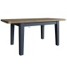 Hayley 4-6 Person Rectangular Extending Dining Table Midnight Blue