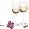Galway Crystal Elegance White Wine Glasses (Set of 2) Lifestyle