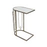 Mindy Brownes Estela Sofa Side/Lamp Table Mirrored & Antique Gold