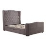 Downton Double (135cm) Fabric Bedstead With Storage Slate