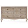 Camille 3 + 3 Drawer Chest of Drawers Limed Oak