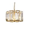 Mindy Brownes Eton Chandelier Small Crystal & Brass