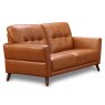 Lucerne 2 Seater Sofa Leather Tan