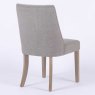 Rose Dining Chair Fabric Natural Rear View