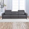 Abruzzo 3 Seater Electric Reclining Sofa Fabric  lifestyle