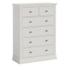 Lille 4 + 2 Drawer Chest Of Drawers Light Grey