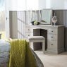 Lille 3 + 3 Drawers Dressing Table Light Grey Lifestyle