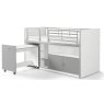 Vipack Bonny Mid Sleeper With Pull Out Desk Silver Front