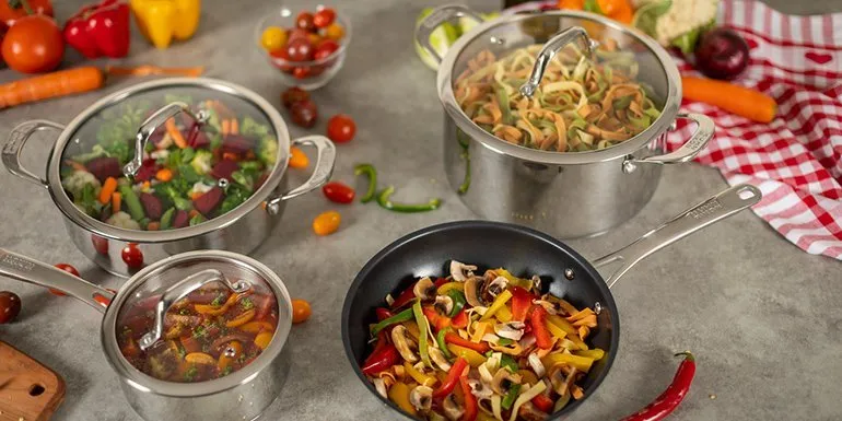 <p>Cook up a storm with our extensive selection of saucepans, fry pans, stock pocks, oven dishes, kitchen utensils and more.</p>
<p>Cook up a storm with our extensive selection of saucepans, fry pans, stock pocks, oven dishes, kitchen utensils and more.</p>