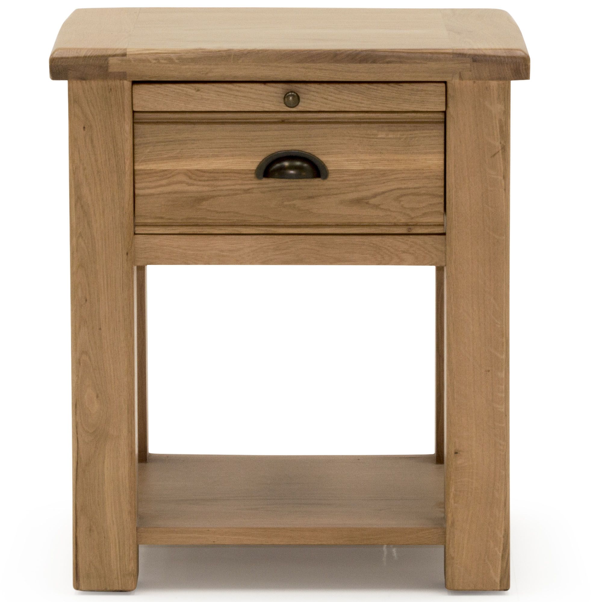 Brid 1 Drawer Bedside Locker White Oak Bedside Lockers & Bedside