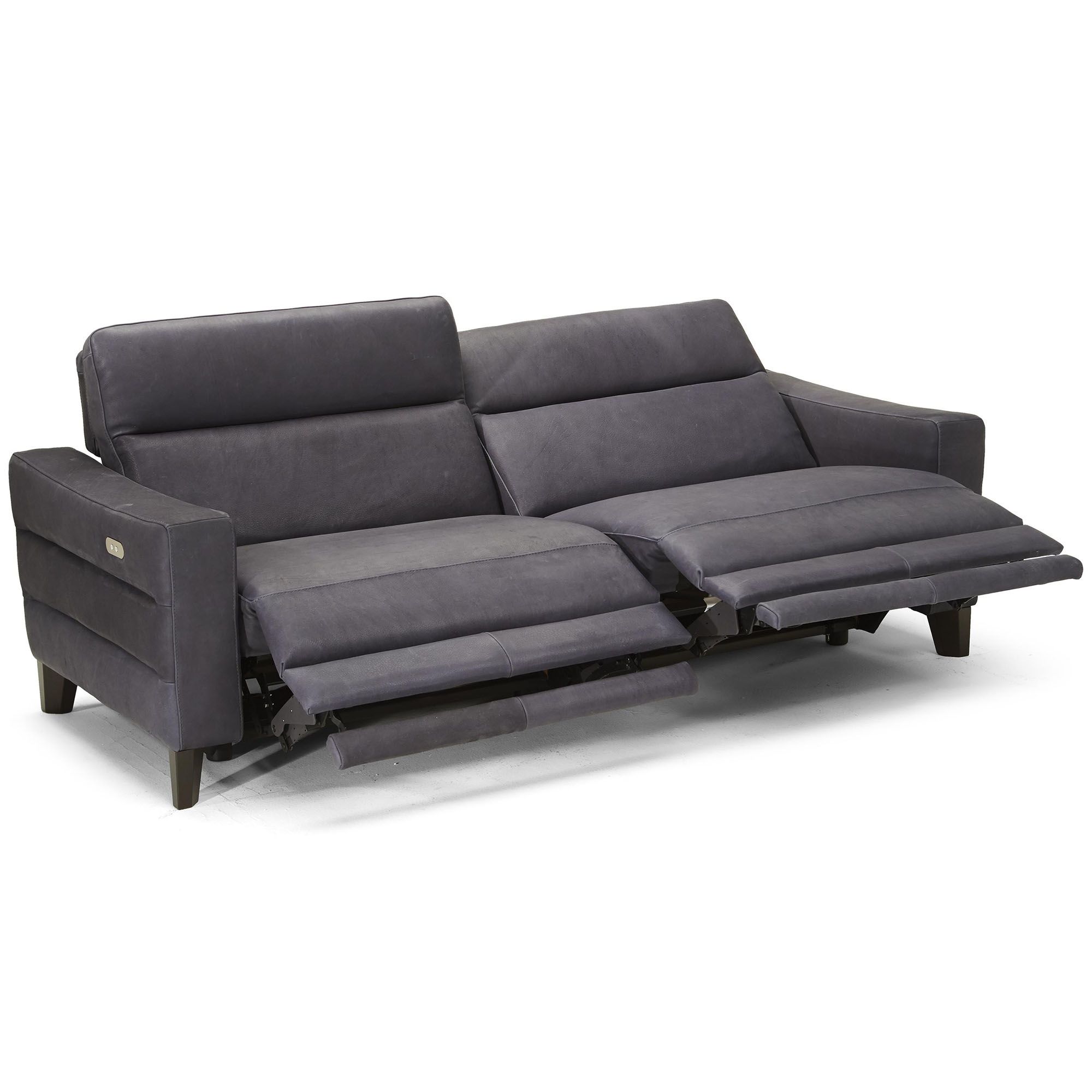 Natuzzi Editions Uffizi Electric Reclining 3 Seater Sofa Leather ...