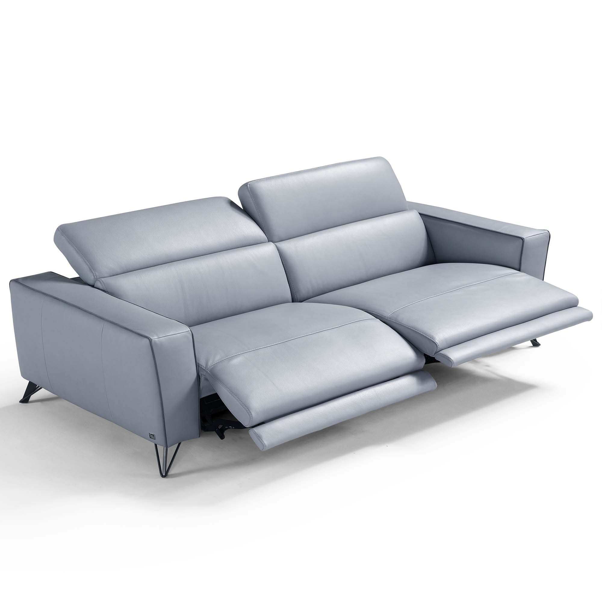 2.5 seater leather recliner sofa