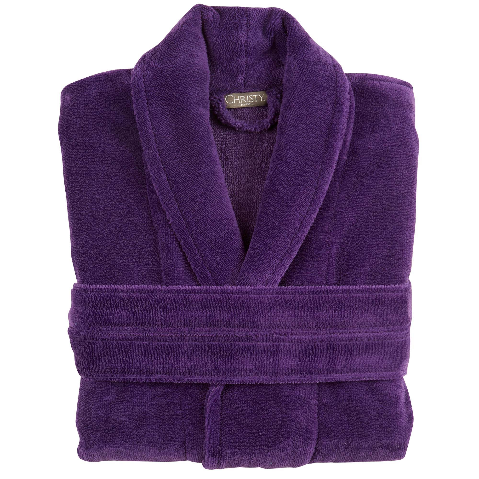 Christy Cosy Robe Large/Extra Large Crushed Grape - Bath Robes - Meubles
