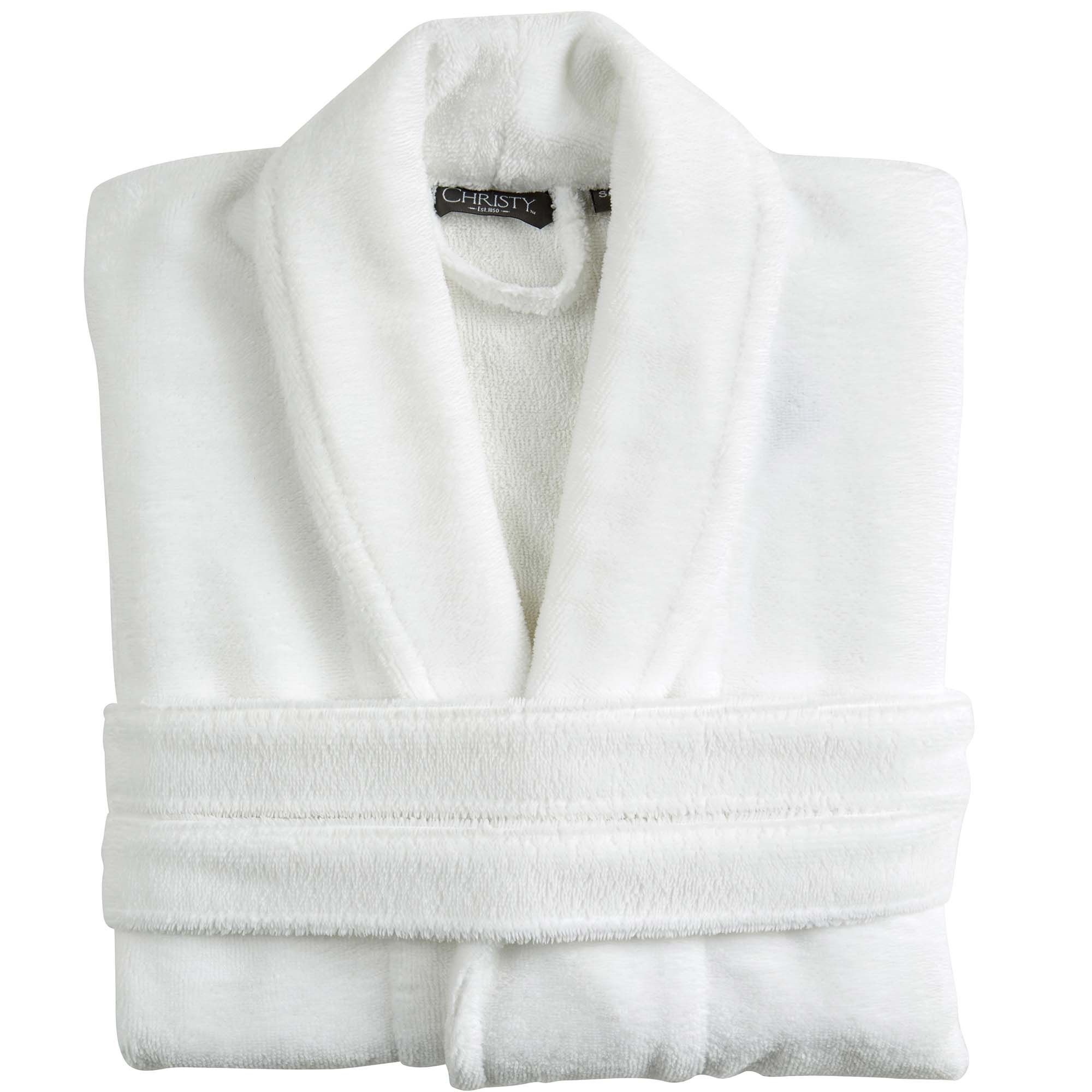 Christy Cosy Robe Large/Extra Large White Bath Robes Meubles