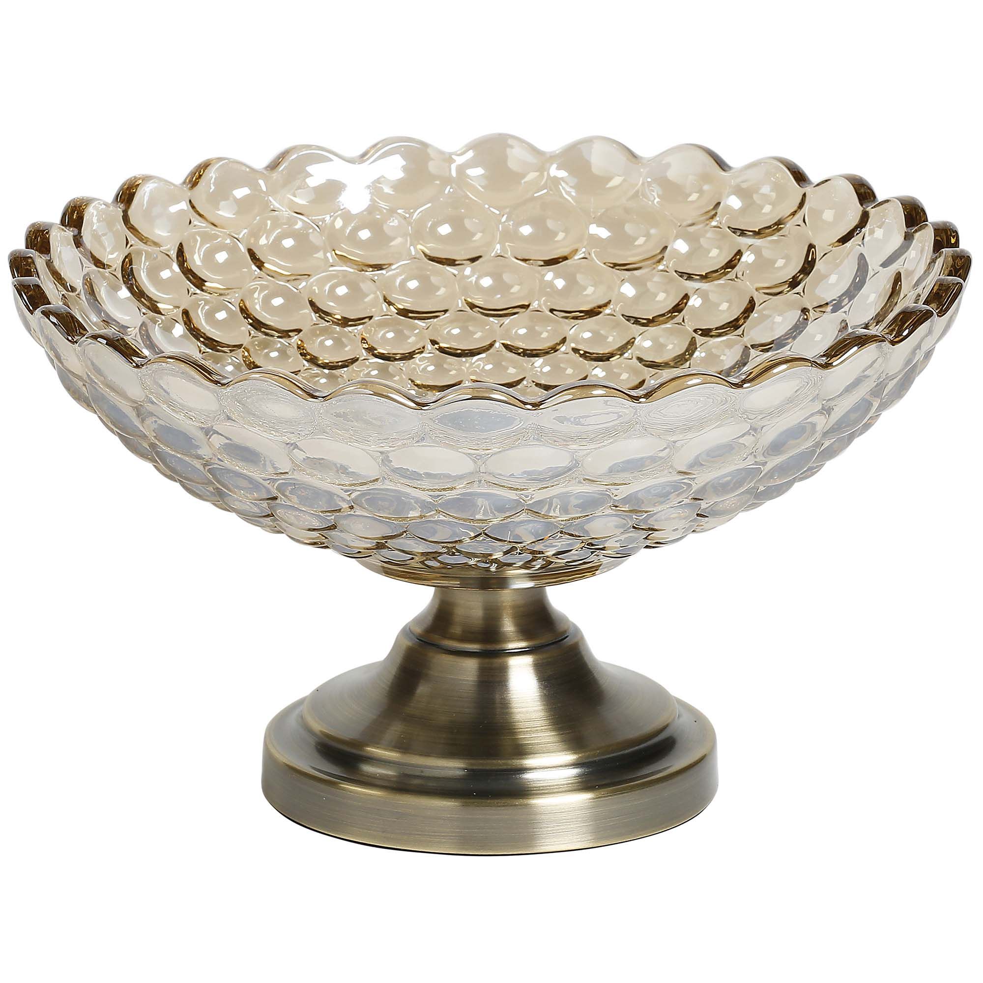 Mindy Brownes Trinity Fruit Bowl Gold Decorative Bowls & Plates Meubles