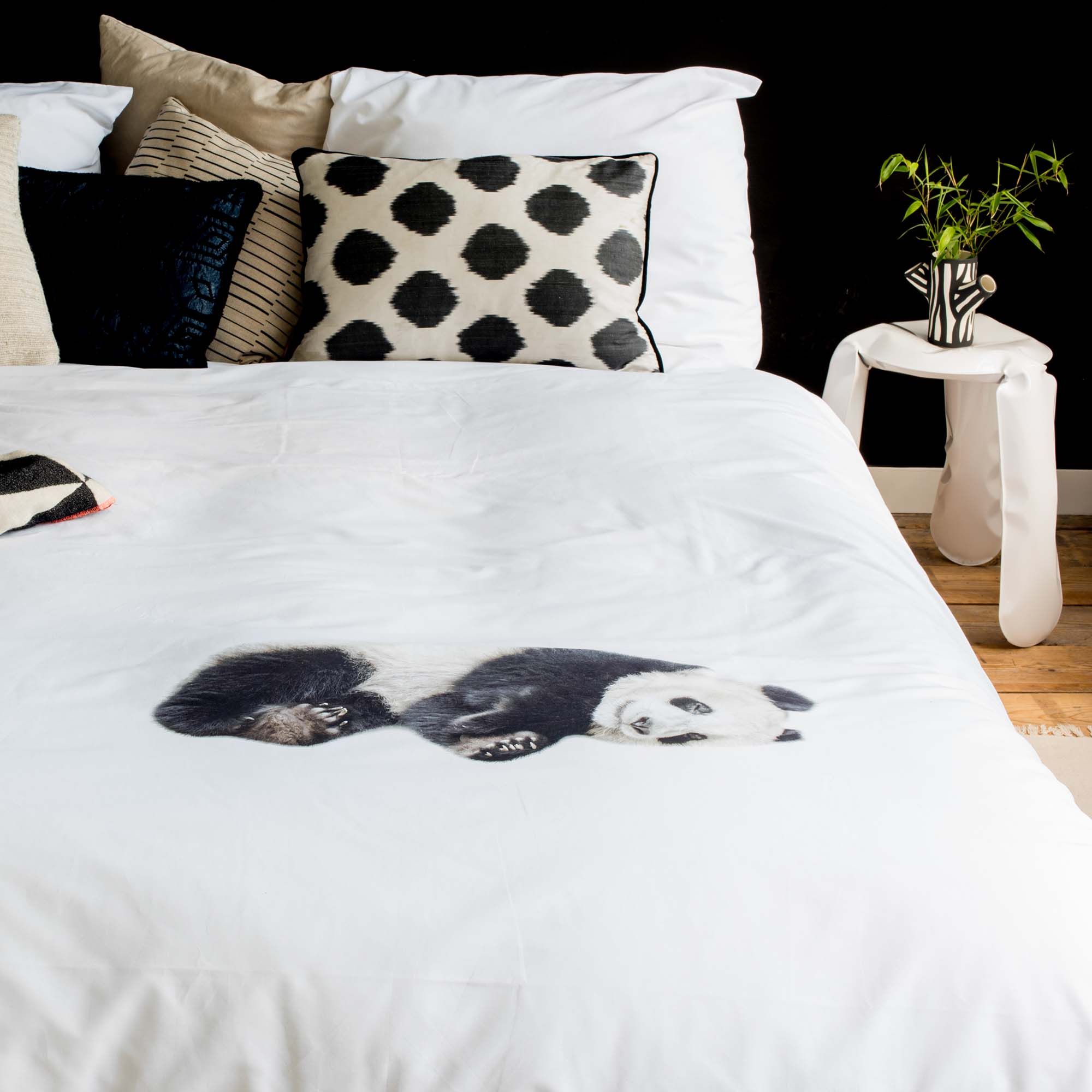 Snurk Lazy Panda Duvet Cover Set Duvet Covers Meubles