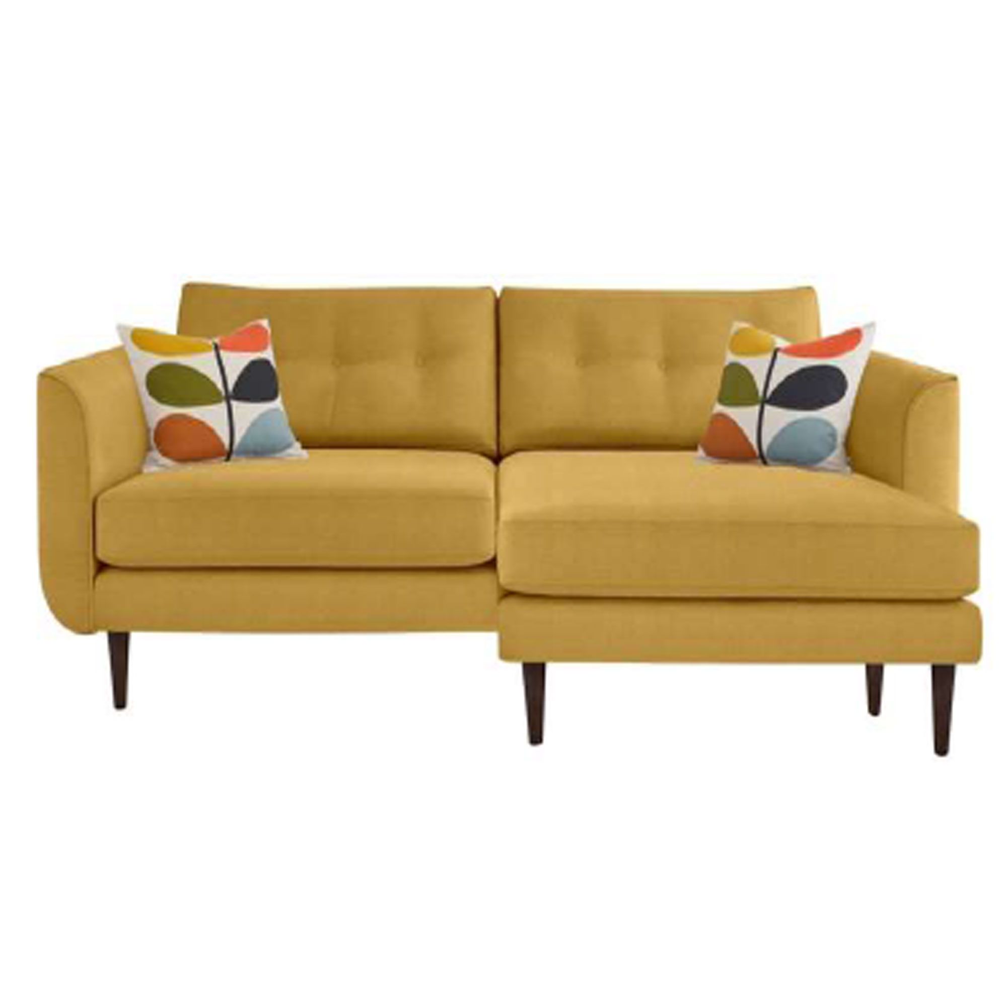 Orla Kiely Linden 4 Seater Sofa With Chaise Fabric House Plain Meubles