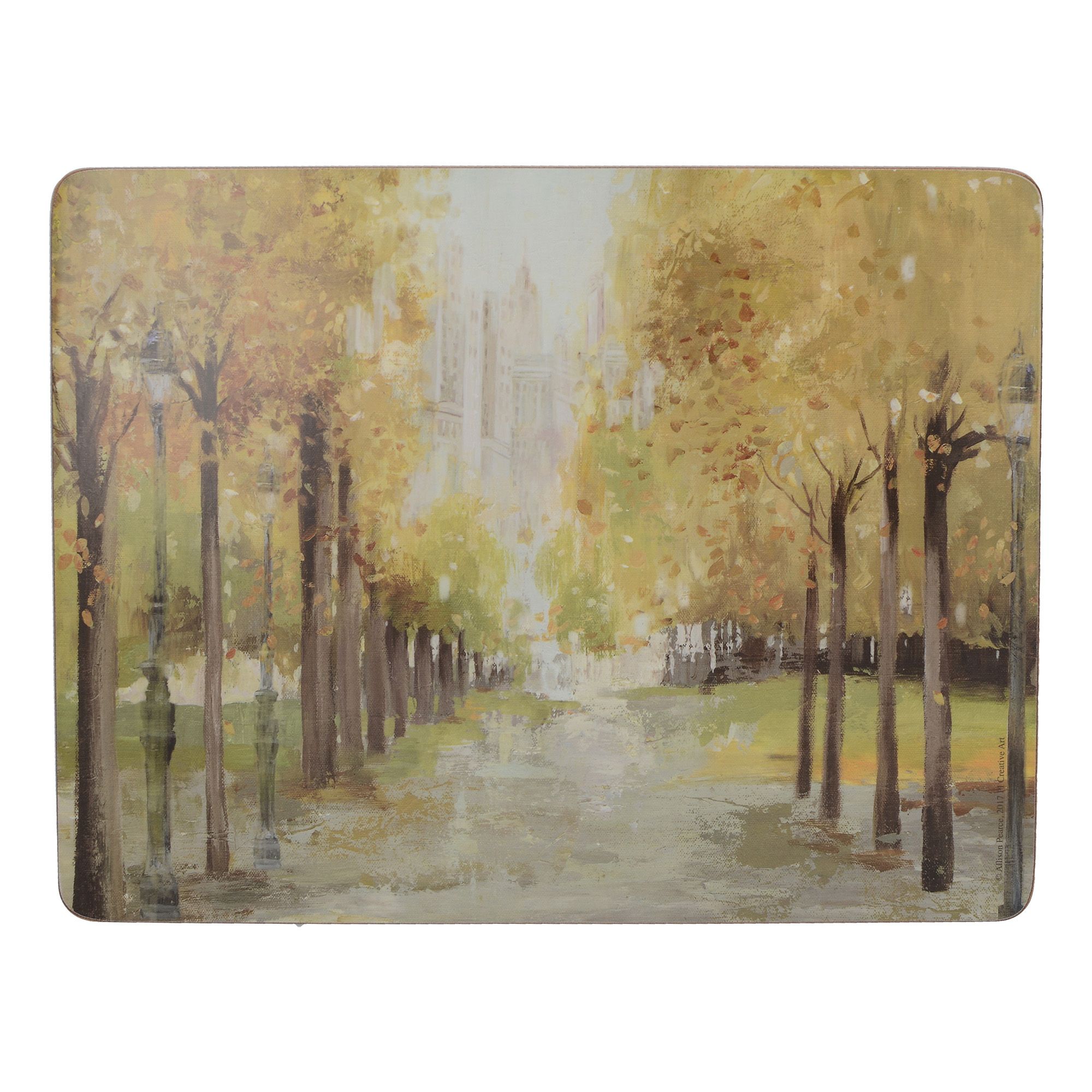 Creative Tops Central Park Placemats (Set of 6) Table Mats & Coasters