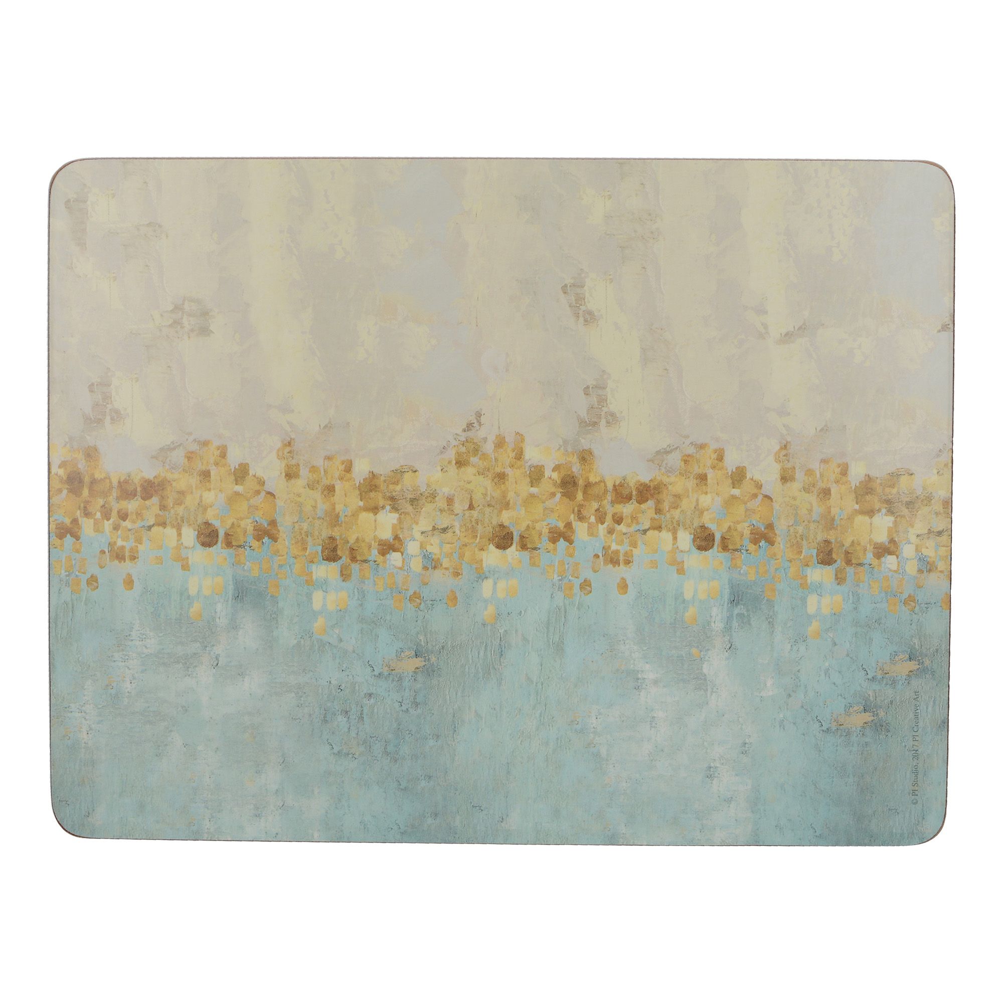 Creative Tops Golden Reflections Placemats (Set of 6) Table Mats