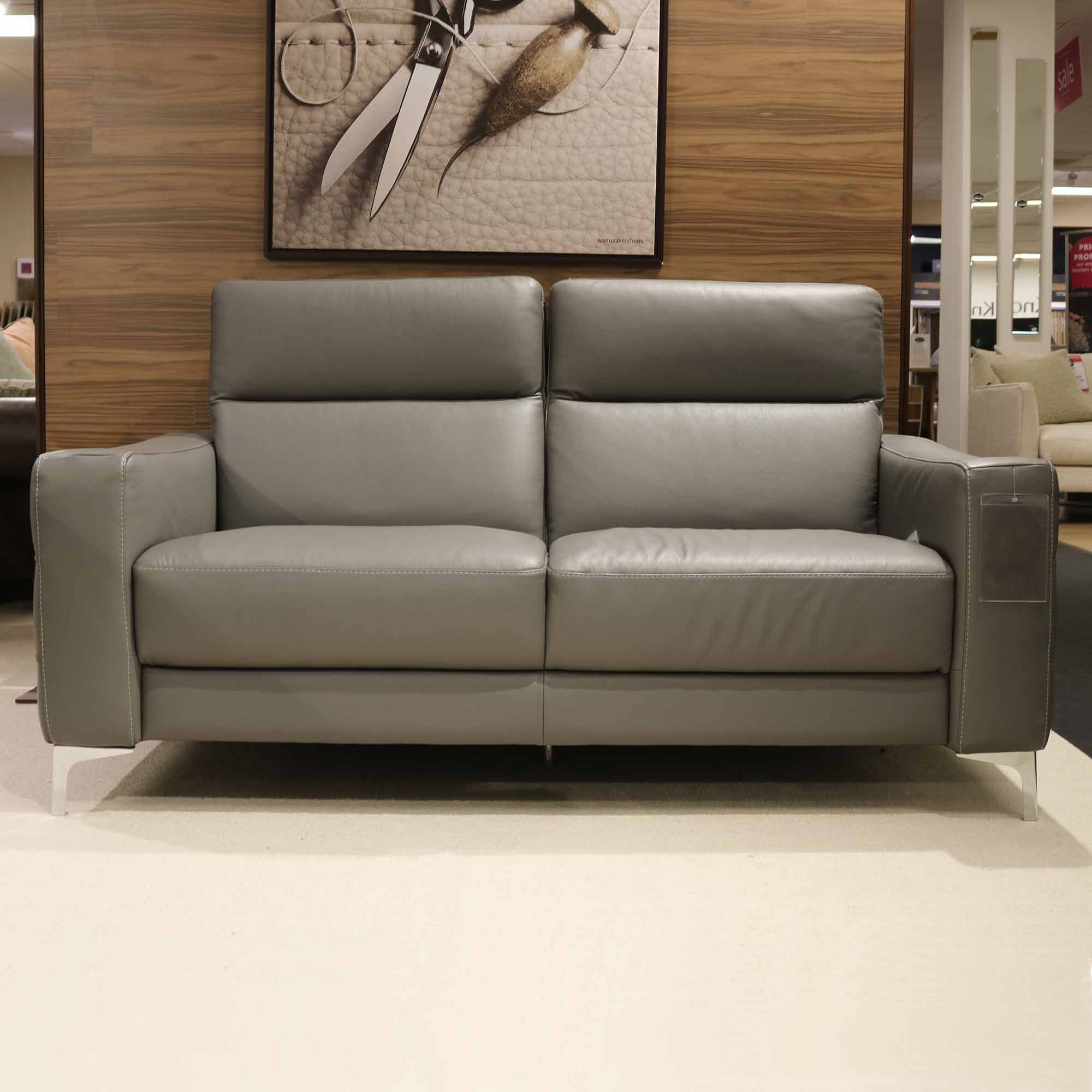 Natuzzi Editions Uffizi 2 Seater Leather Sofa (Available in Galway) WAS
