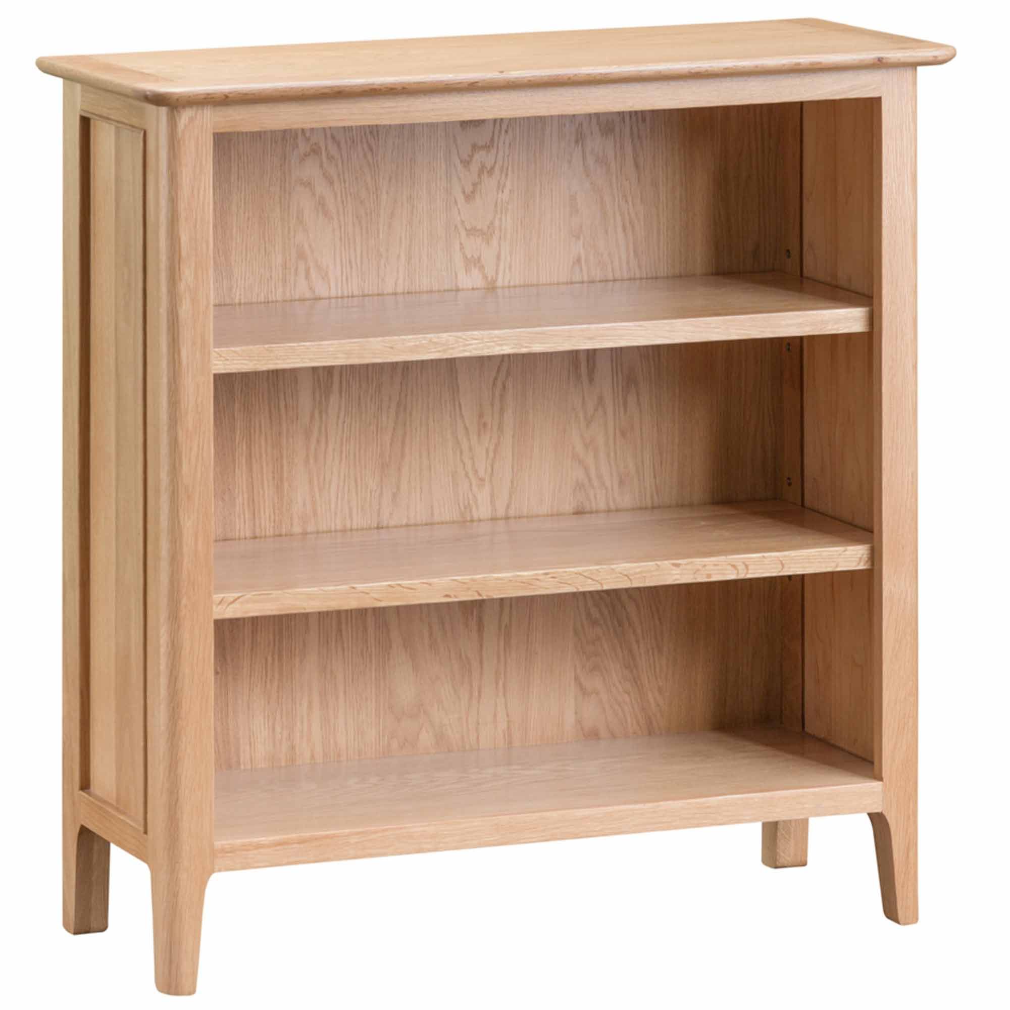 Alford Wide Bookcase Light Oak Bookcases & Bookshelves Meubles