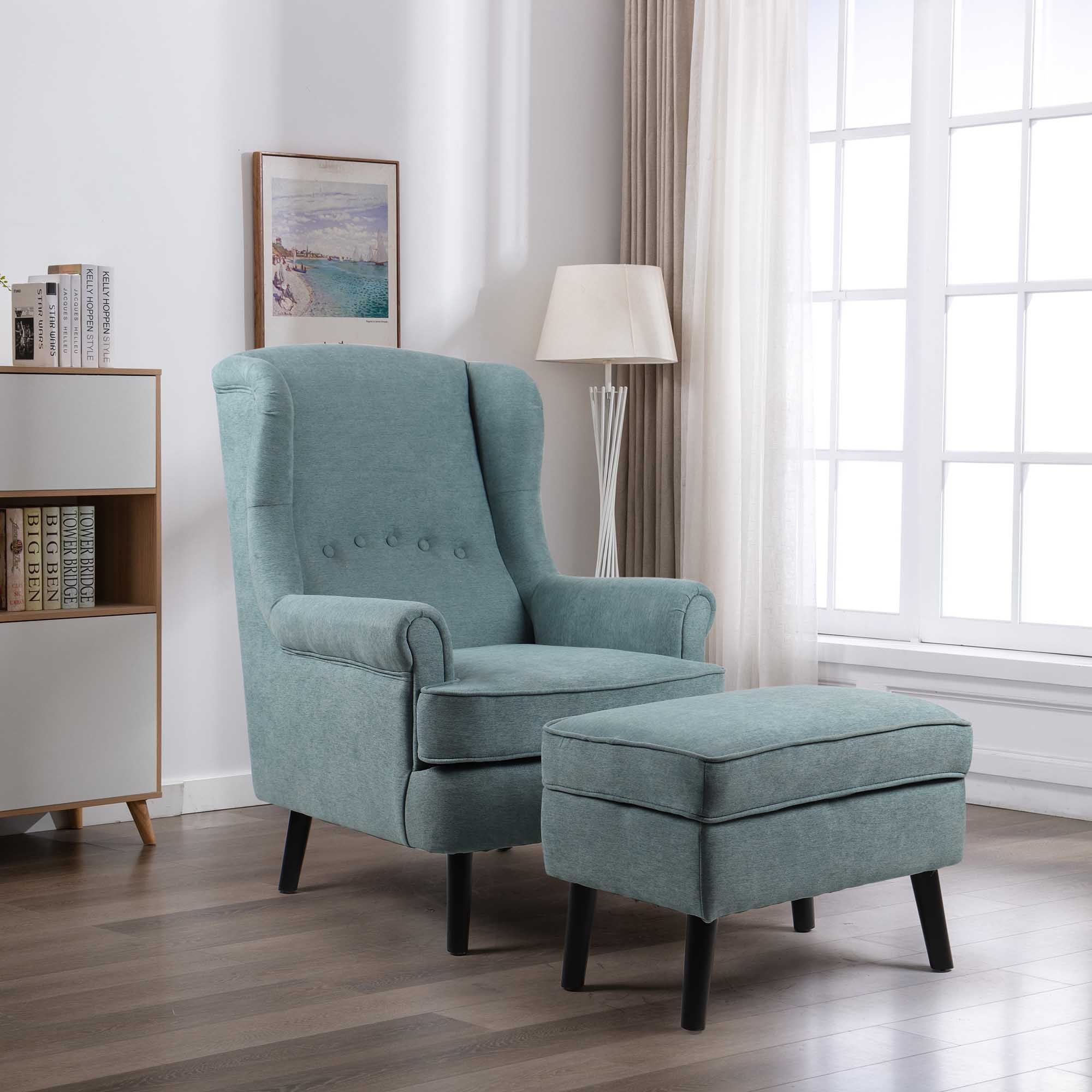 Geronimo Armchair Fabric Teal Armchairs Meubles