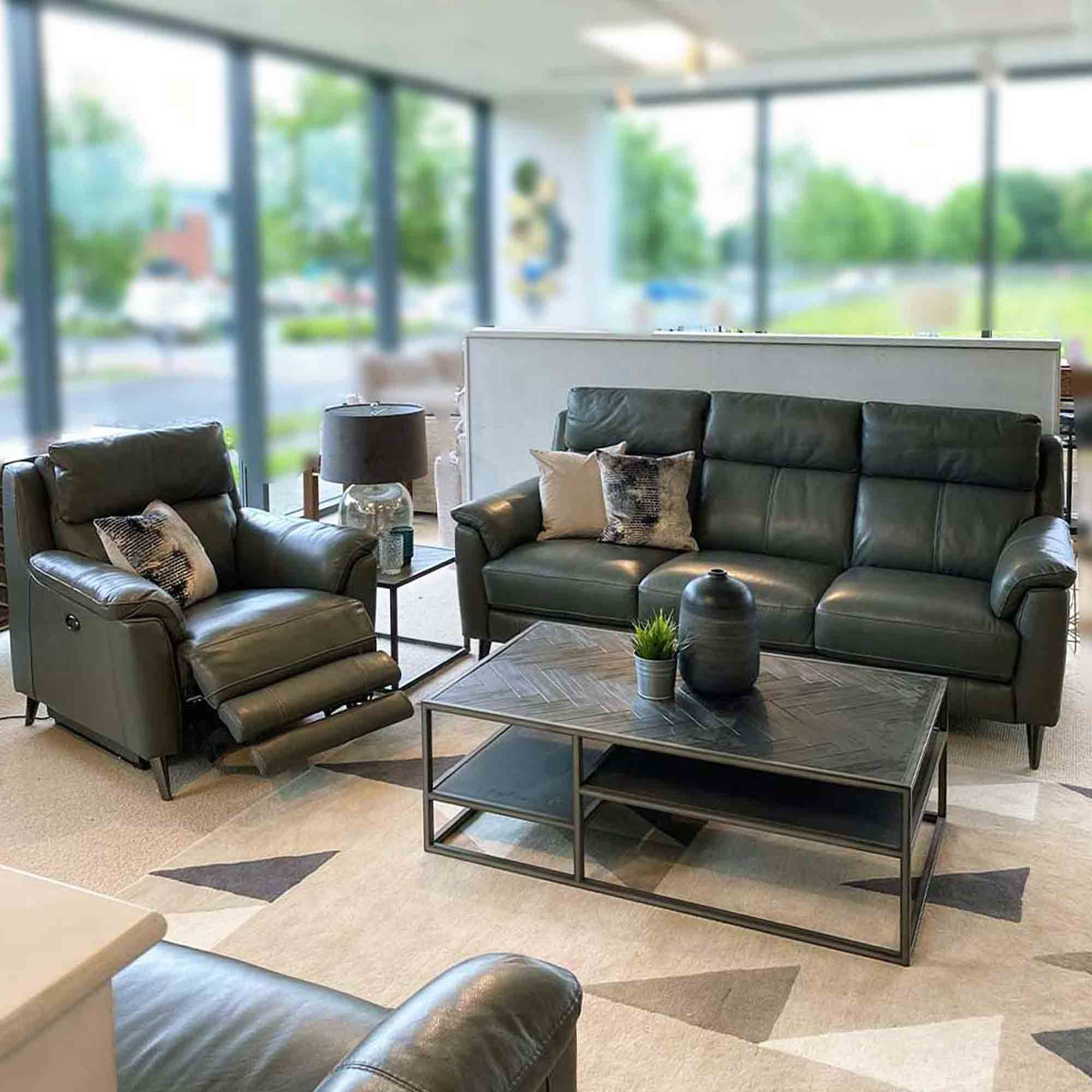 Larsen 3 Seater Sofa Leather Category 20 3 & 3.5 Seater Sofas Meubles