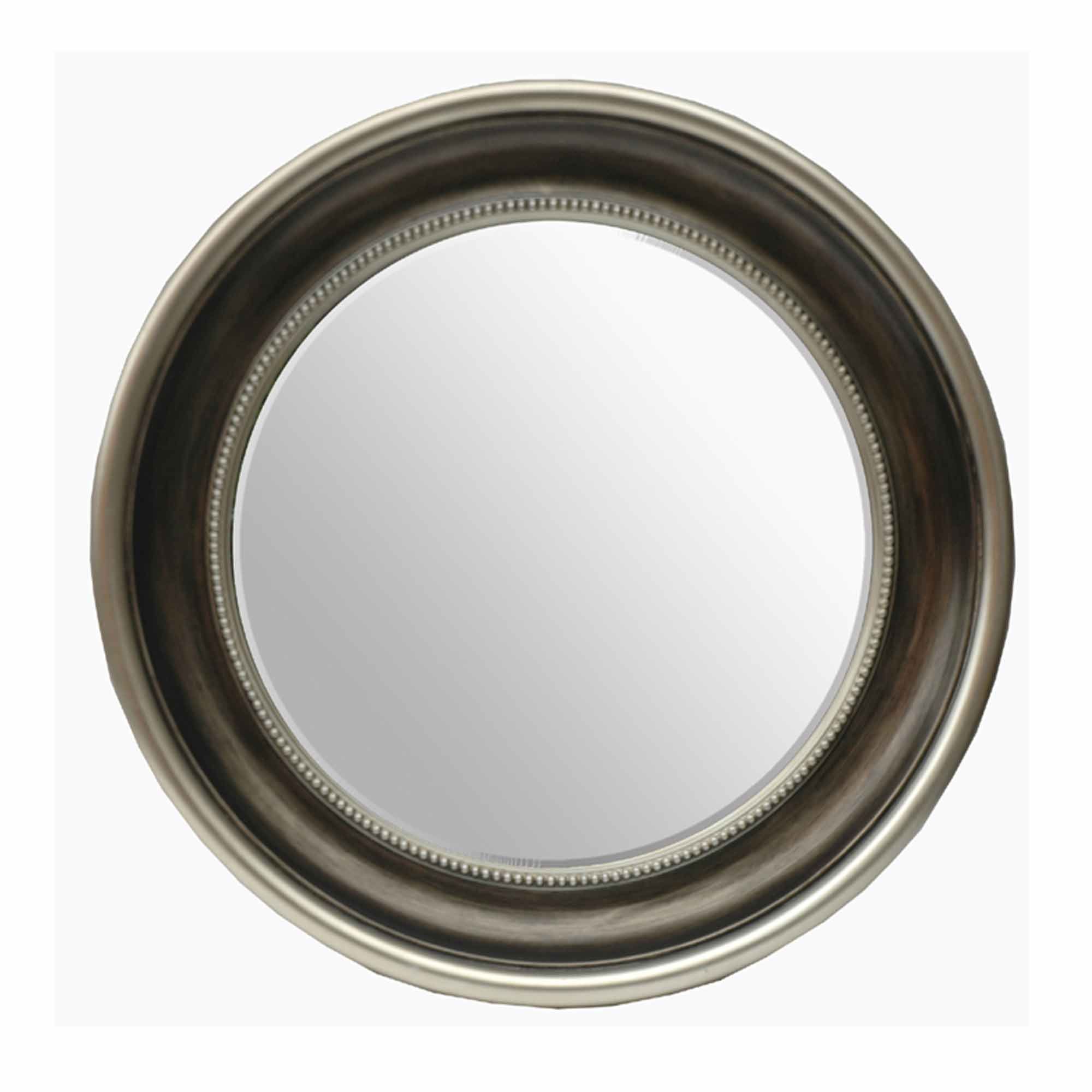 Charlotte Round Mirror Antique Silver Mirrors Meubles