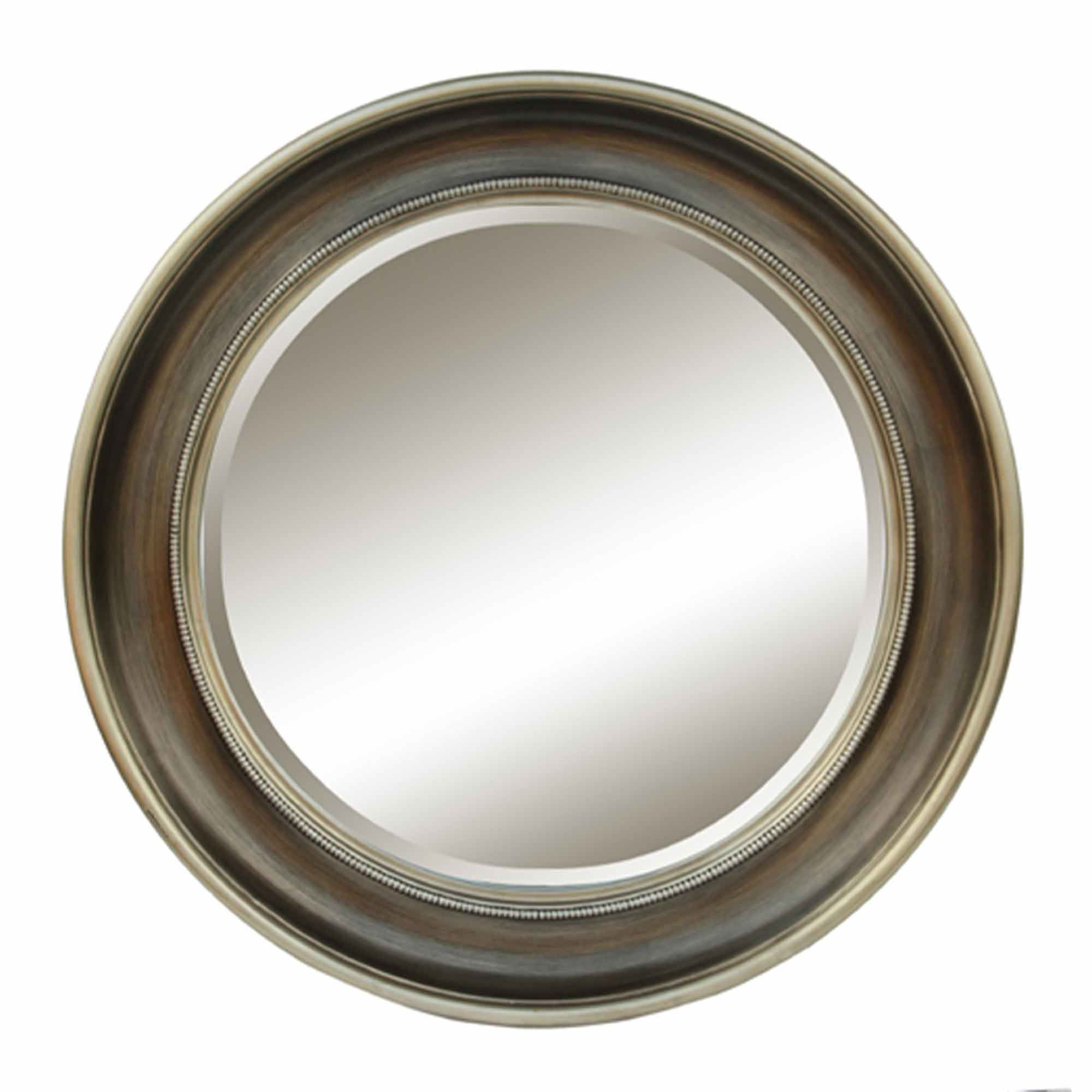 Emily Round Mirror Antique Silver Wall Mirrors Meubles