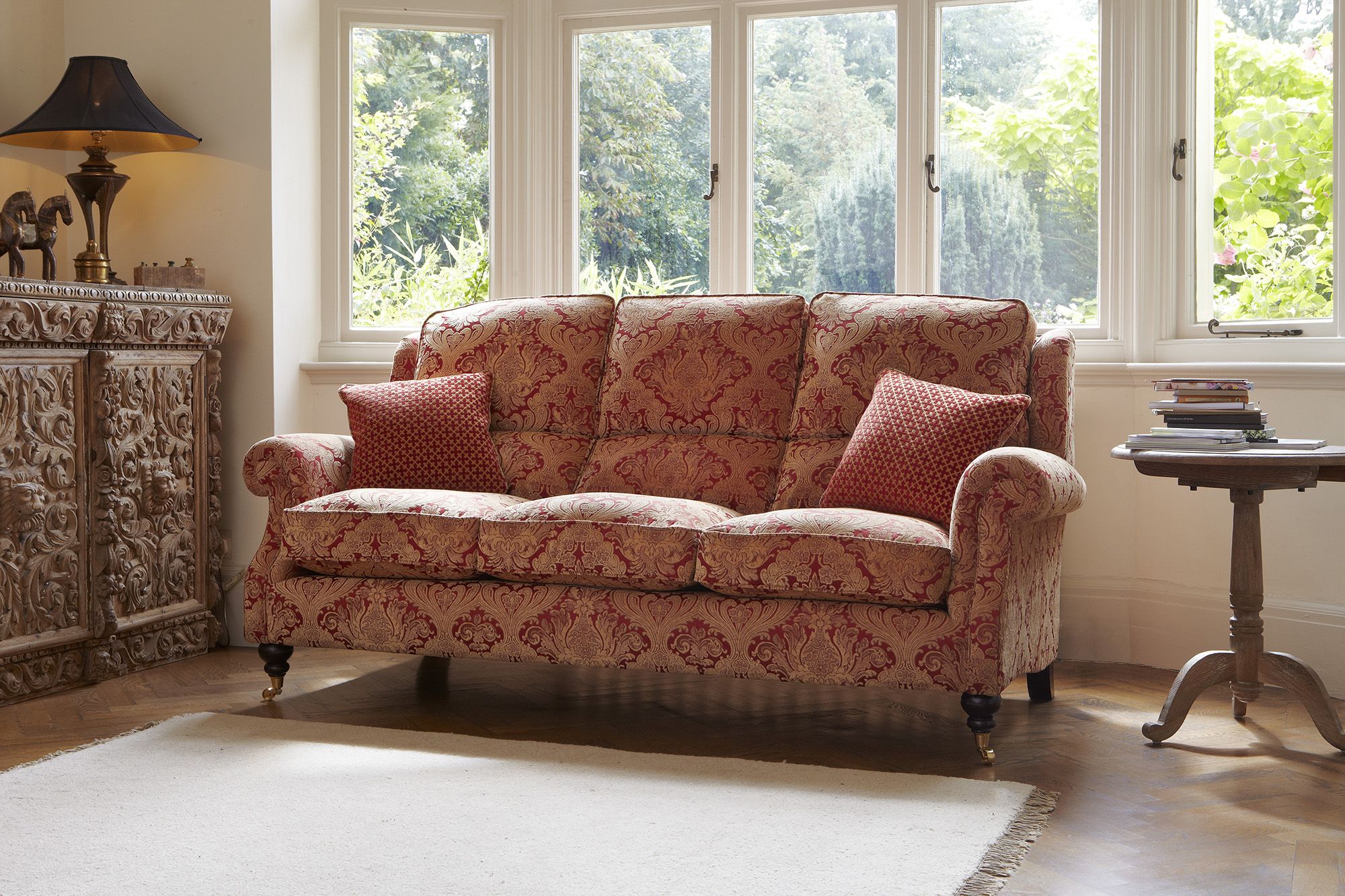 Parker Knoll Oakham 2 Seater Sofa Fabric C 2 & 2.5 Seater Sofas Meubles