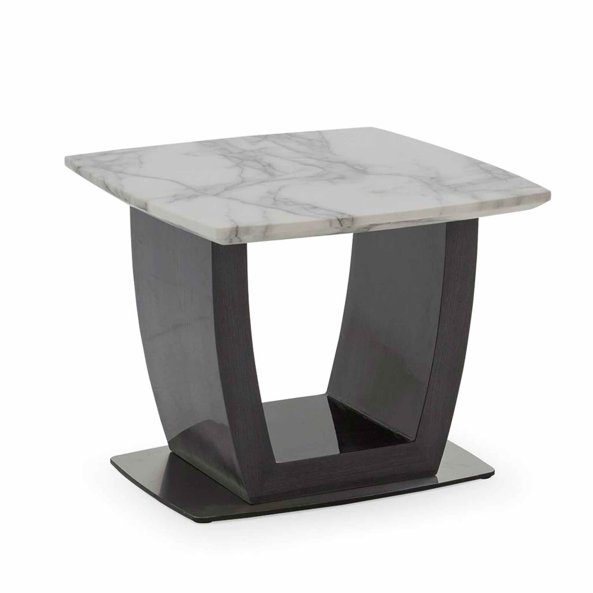 grey side lamp