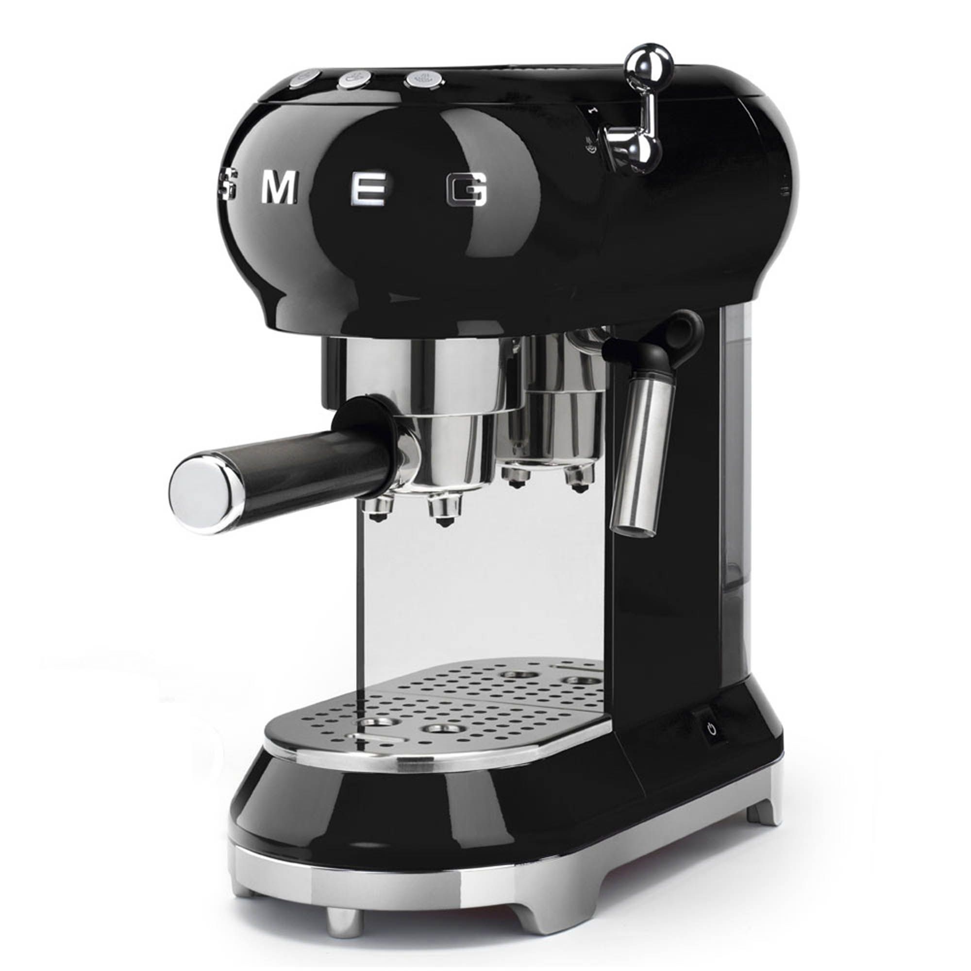 Smeg SMEG Espresso Machine Black Coffee Machines & Milk Frothers