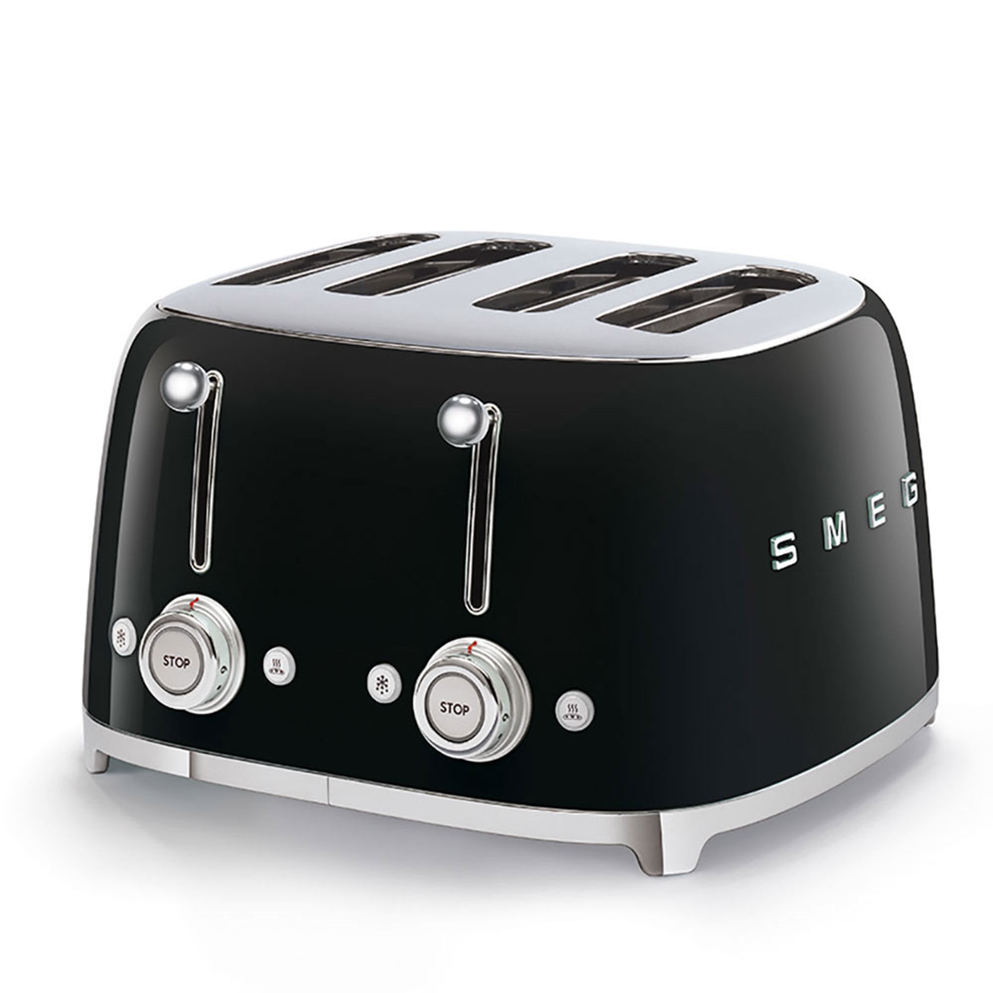 black 4 slice toaster