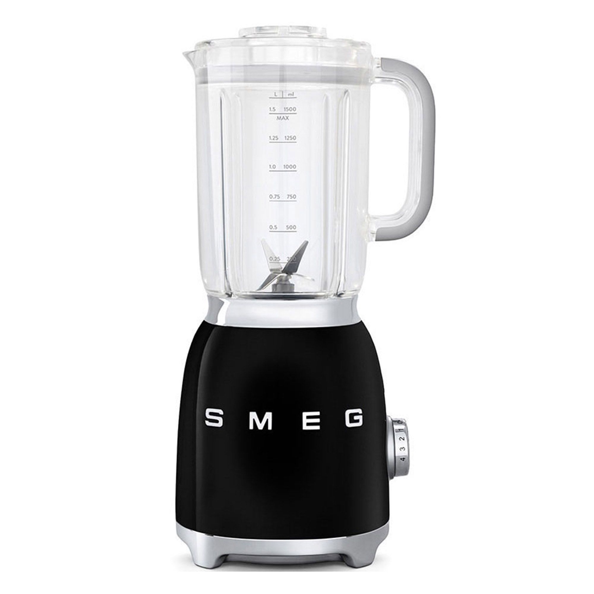 Smeg SMEG 1.5L Jug Blender Black Food Preparation Meubles