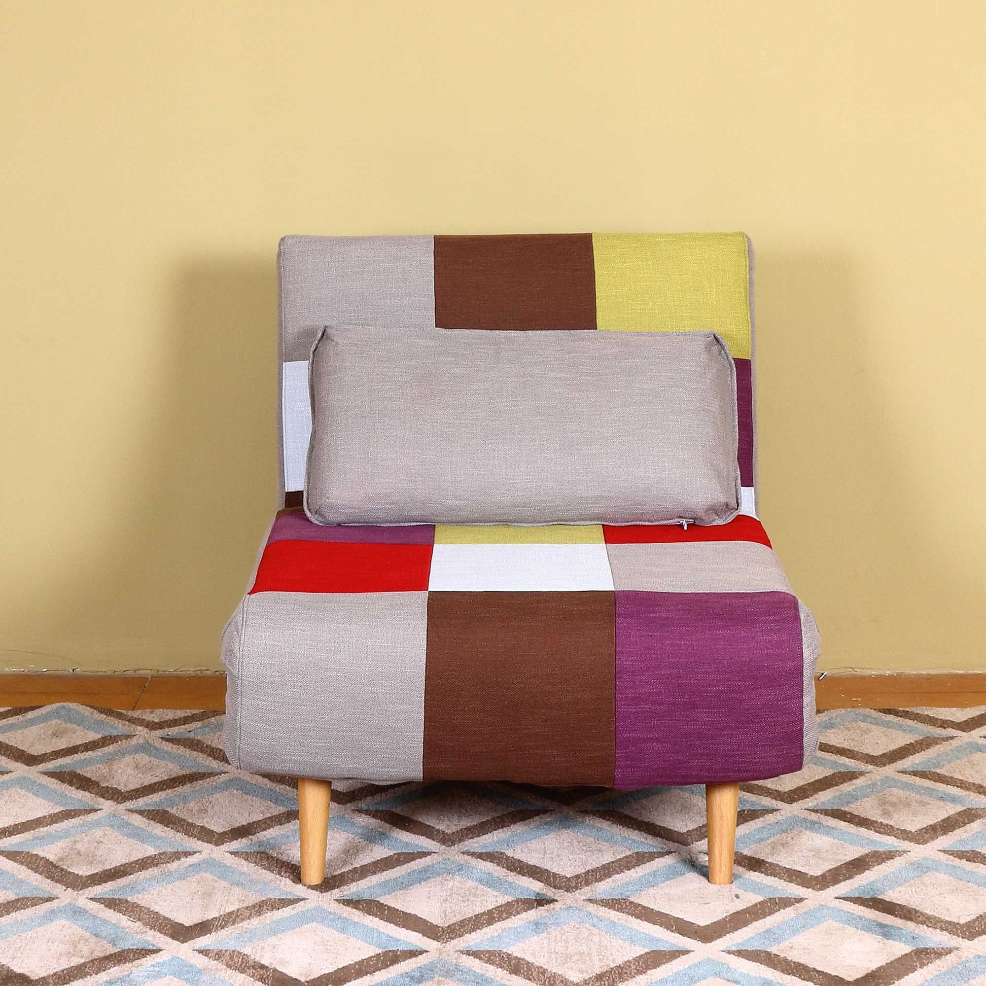 Camber Fabric Sofa Bed Camber Single Sofabed Fabric MultiColoured
