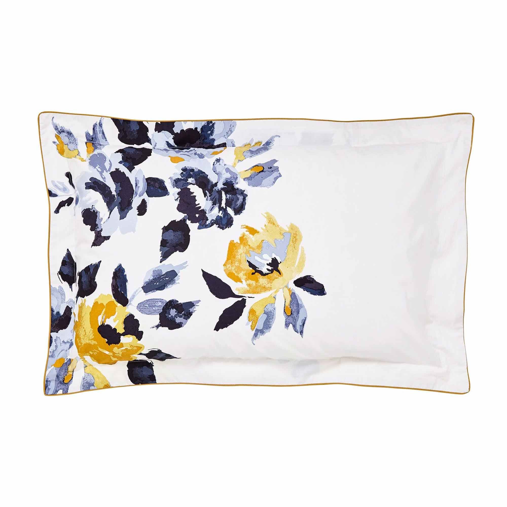 Joules Galley Grade Floral Oxford Pillowcase Chalk Sheets